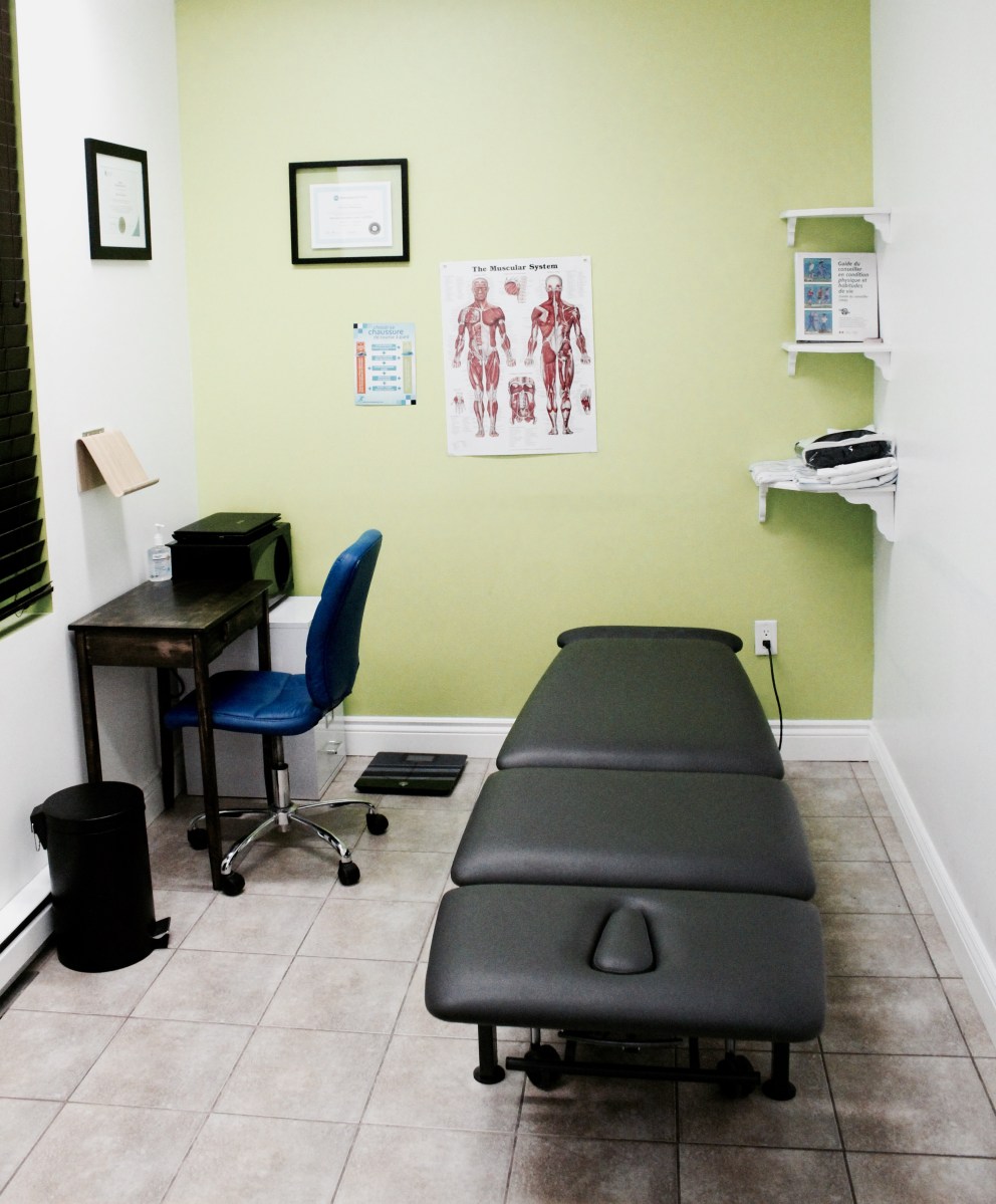 Local de physiothérapie au centre de Crossfit Kinélogik